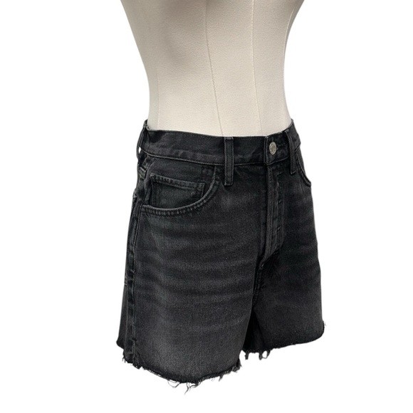 RE/DONE Levi’s Jeans Black Denim Cutoff Shorts 70’s High Rise Women Size 26 $275 - Picture 5 of 17